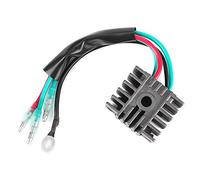 ZDETGU Regulador Rectificador, Hecho de Aleación de Aluminio para Mariner Fueraborda de 2 Tiempos, con Forma Compacta, para Accesorios Fueraborda