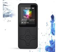 ZDETGU Reproductor MP3 Portátil con Auriculares Reproductor Compacto de Música y Vídeo con Pantalla LCD Radio FM Soporte para Tarjeta TF para Escuchar, Leer y Grabar Mientras Viaja (Tipo 2)