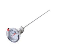 ZDETGU Sonda de Cocción de Acero Inoxidable de 12 Pulgadas con Clip para Carne, Barbacoa, Hornear, Freír y Hacer Cerveza Casera