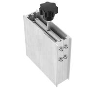 ZDETGU Soporte de Mesa Elevadora de Laboratorio de Mm con Base de Aleación de Aluminio, Ajuste Fino Manual para Experimentos de Física/química, Fenólico Antideslizante y Control de