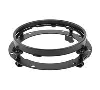 ZDETGU Soporte de Montaje de Faro LED Redondo de 7 Pulgadas para Motocicletas Glide, Embellecedor de Faro de Hierro Metálico, Ajuste Seguro, Solución de Iluminación de Conducción Estable