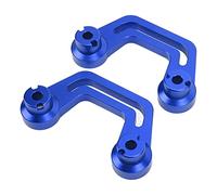 ZDETGU Soporte de Montaje de Luz de Pilar A, Soporte de Luz de capó de Parabrisas de Aluminio para JL JLU JT 2018 2022, Riel de Montaje de de Trabajo con Protector de Pintura (BLUE)