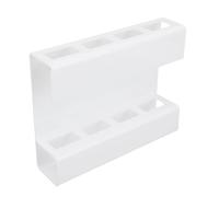 ZDETGU Soporte de Pared para Pajita de Acrílico, Almacenamiento Reutilizable para Pajitas y Palillos con Orificios de Drenaje para Puerta de Gabinete de Encimera de Cocina, Diseño Moderno a Prueba