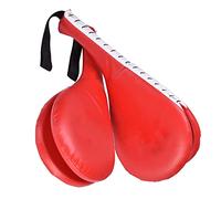 ZDETGU Taekwondo Almohadilla Doble para Entrenamiento Artes Marciales Karate Kickboxing Práctica Strike Target con Correa para la Muñeca Mejora la Velocidad Precisión Fuerza