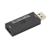 ZDETGU Tarjeta de Video 4K 30Hz Dispositivo de Transmisión en USB 2.0 para Videocámara Cámara de Acción Compatible con OBS VLC Grabación en Tiempo Real sin Demora