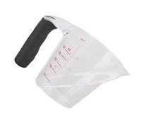 ZDETGU Taza Medidora de 250 Ml con Asa, Taza Medidora de Plástico en ángulo Resistente Al Calor para Cocina, Hornear, Cocinar y Verter Líquidos, PC de Grado Alimenticio de Doble Escala, Agarre