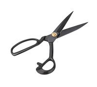 ZDETGU Tijeras de Sastre de Acero Negro Retro para Manualidades y Diseño de Costura (Tamaño HC-9)