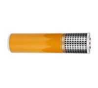 ZDETGU Tubos de Cigarros de Aleación de Zinc para Viajes: Estuche Humidor Hermético con Capacidad para 3 Cigarros, Tecnología de Bloqueo, Diseño Resistente a Impactos, Ajuste Universal para Cortos