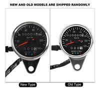 ZDETGU Velocímetro Frontal para Motocicleta de 65 Mm con Retroiluminación LED e Indicadores multifunción: Indicador de Condiciones de Conducción