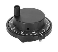 ZDETGU Volante CNC de 80 Mm, Generador de Pulsos Manual 100PPR, Rueda MPG Industrial de Fase Alta A A B B para Sistemas CNC