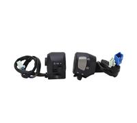 ZDETGU YBR125 Juego de Interruptores de Manillar de Motocicleta - Controles Izquierdo y Derecho de 7/8" Bocina de Giro Faro Arranque del Motor Parada Conjunto de Interruptor de Encendido