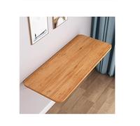 ZDFTGKM Mesa flotante de pared plegable para laptop, de madera maciza, para colgar en la pared (madera, 90 x 40 cm)