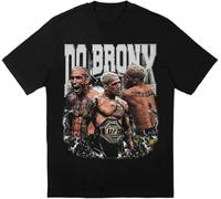 ZDFUXDSRA Charles Oliveira Do Bronx Men T-Shirt Black