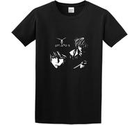 ZDFUXDSRA Men's Cool Death Note Handsome Cast Sketch O Neck T Shirt
