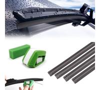 ZDHXZYQ 4 Piezas Gomas de Limpiaparabrisas de Repuesto, para Peugeot 2008 206 207 SW 208 3008 307 308 SW 508 SW Tiras de Limpiaparabrisas, con Limpiaparabrisas Cortadores