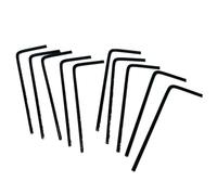 ZDingTech Juego de 10 llaves Allen de 0.05, llave Allen de 0.04 pulgadas, llave hexagonal de 0.05, llave hexagonal de 0.050, llave Allen de puerta en forma de L 050 con brazo largo.