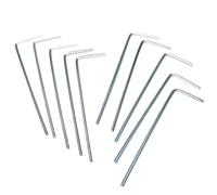 ZDingTech Juego de 10 llaves Allen de 1,27 mm, llave hexagonal de 1,27 mm, llave hexagonal en forma de L con brazo largo