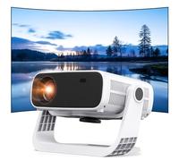 Zdk Proyector inteligente 2025 con WiFi y Bluetooth, mini proyector portátil para cine en casa, compatible con Netflix, 1080p 4k, Keystone automático, smartphone, HDMI, USB, Av, Fire Stick, PS5