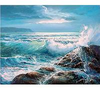 Zdklfm69 Pintar por Numeros Pintura por Números Naturaleza Paisaje DIY Adultos para Pintado a Mano sobre Lienzo Pintura al óleo por números decoración del Arte de la Pared del hogar 40x50cm