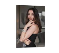 ZDKYSLA Póster artístico artístico de Ana De Armas con diseño de cine y estética, arte de pared, lienzo estético de música y decoración de películas, sala de estar, dormitorio, 30 x 45 cm, estilo