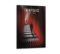ZDKYSLA Twin Peaks Fire Walk with MePrinting, pósteres de lienzo, obras de arte, regalos, estética, 50 x 75 cm, estilo marco