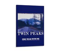 ZDKYSLA Twin Peaks Fire Walk with MePrinting, pósteres de lienzo, obras de arte, regalos, estética, 60 x 90 cm, estilo marco
