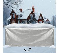 ZDLLDZ Funda para Mesa de Jardín 370x205x45 cm Tela Oxford 420D Impermeable, Funda Protectora Exterior con Cordón Ajustable para Mesas Rectangulares y Cuadradas, Terraza y Patio, Argento