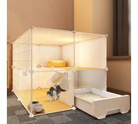 ZDMZR 73x92x72cm Jaulas for Gatos de Interior Recintos Parque Infantil for Gatos Desmontable, Jaulas for Mascotas for Gatos, Jaulas para Gatos en Interiores