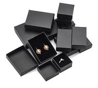 ZDNT 12 cajas rectangulares de regalo para pendientes, collares, pulseras y anillos