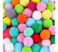 ZDNT 200 Piezas Pompones de Colores,3cm Pompones,Pompones Manualidades,Mini Pompones de Colores,Pom Poms del Craft,Pompones Crafts de Colores para Bricolaje de Manualidades y Decoraciones Artesanales