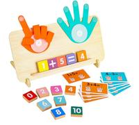ZDNT Juguete de Matemáticas de Madera,Herramienta Educativa Aprender a Contar,Regalo Ideal para Niños y Niñas de 3, 4, 5 años