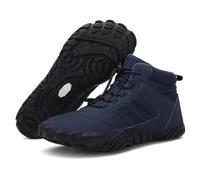 ZDOUXUAN Botas de nieve descalzas for senderismo de invierno, for mujer y hombre, cálidas, for exteriores y for clima frío.(B-Blue,40 EU)