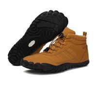 ZDOUXUAN Botas de nieve descalzas for senderismo de invierno, for mujer y hombre, cálidas, for exteriores y for clima frío.(B-Yellow,41 EU)