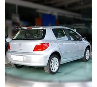 ZDPFDC Coche Alerón Trasero para Peugeot 307, Aleron para Maletero ala del Techo Coche Tuning Accesorios,Silver