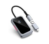 Zdprkqzvz Adaptador de juego de coche para teléfono actualizado con cable a coche, adaptador de baja latencia para teléfono