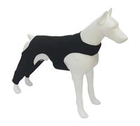 Zdprkqzvz La funda ajustable para patas de perro evita heridas y proporciona calor para la recuperación contra lamer ayuda en el soporte