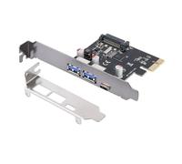 Zdprkqzvz Tarjeta adaptadora PCIEX1 a USB 3.0 USB 3.1 de transferencia rápida para ranuras de tarjetas PCIExpress de 15 pines para actualizaciones de computadora