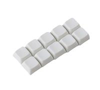 Zdprkqzvz Teclas de resina de cerámica con personalidad CherryProfile - Tecla blanca para teclado mecánico de juegos de repuesto