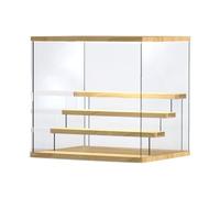 Zdprkqzvz Vitrina coleccionable de acrílico transparente a prueba de polvo, textura acrílica, adecuada para figuras y modelos en miniatura