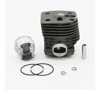 ZDPVK Pistón cilíndrico de 46mm Apto for Stihl FS420 FS420L FS550 FS550L FR550 FS FR 550 Herramientas de jardín repuestos for cortadora de césped 41160201215 Pistón del Cilindro