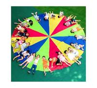 ZDQDMJ Paracaídas Paracaídas para El Día Deportivo Escolar, Entrenamiento De Fuerza De Brazos, Incluye Bolsa De Almacenamiento(3m/10ft)