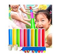 ZDQDMJ Pipeline Challenge Fiesta De Cumpleaños En Jardín Y Playa, Juego De Trabajo En Equipo Pipeline Challenge, Día De Campo Al Aire Libre para Adultos Y Niños(10pcs 30cm)