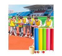 ZDQDMJ Pipeline Challenge Juego De Desafío De Tuberías, Juegos De Trabajo En Equipo para El Trabajo, Fiesta Al Aire Libre En Jardín O Playa para Adultos Y Niños(5pcs 50cm)