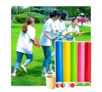 ZDQDMJ Pipeline Challenge Juegos Al Aire Libre para Adultos Y Niños, Trabajo En Equipo Pipeline Challenge, Juego De Fiesta De Cumpleaños En Jardín Y Playa(5pcs 30cm)