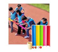 ZDQDMJ Pipeline Challenge Pipeline Challenge, Set De Juego para Día De Campo, Trabajo En Equipo para Bodas, Juego De Cumpleaños Al Aire Libre En Jardín Y Playa(5pcs 30cm)