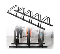 ZDQDMJ Soporte Bicicleta Soporte De Estacionamiento Para Bicicletas De Exterior Para Hasta 2 A 6 Bicicletas, Estante De Suelo De Acero Para Jardín, Garaje O Entrada De Vehículos(144x30cm)