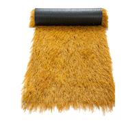 ZDQDMJ Techo de paja artificial artificial para cabaña, rollo de paja sin mantenimiento, estilo mexicano, para cenador, impermeable (2 x 6 m)