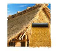 ZDQDMJ Techo de Paja Rollo De Techo De Paja Sintética Realista, Techo De Paja Artificial De Fácil Instalación para Patio, Cabaña, Cenador, Sin Mantenimiento(1x11m)