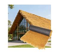 ZDQDMJ Techo de Paja Rollos De Paja De Palma Artificial Mexicana, Tropical Impermeable, para Borde De Piscina, Patio, Cabaña, Sin Mantenimiento, Corte Fácil(1x2m)