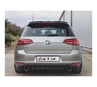 ZDQFD Difusor de labio trasero de coche ABS para Volkswagen Golf 7 VII MK7 GTI 2014-2017